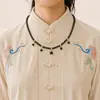 All-match antigo estilo colar de estilo antigo da menina traje Hanfu colar de pérolas Tang estilo colarinho de fadas
