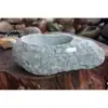 Macetas Pequeñas de Inspiración Zen, Macetas de Piedra, Macetas para Suculentas, Macetas para Juncos, Macetas para Hierba del Dinero, Macetas de Piedra Natural para Acuarios, Macetas Creativas para Narcisos