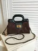 Elegante bolso acolchado de cadena en bloques de color, bolso de mano cuadrado pequeño elegante y versátil, bolso de hombro y bandolera moderno para mujer