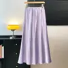 Garantía de Calidad Seda Temperamento Madre Nuevo Estilo Chino Estilo Nacional Cuello Redondo Botón de Rana Jacquard Retro Conjunto de Chaqueta y Falda