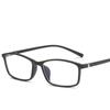 Lentes para computadora, Gafas protectoras, Antirradiación, Antiluz azul, Lentes para computadora sin graduación, Montura lisa, Montura negra, Montura ligera de media montura