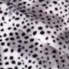 800g terciopelo de visón estampado punto de ciervo tela de piel sintética de visón guantes ropa de muñeca de juguete tela de terciopelo de visón