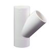 Te oblicua de PVC te a 45 grados de UPVC junta accesorios de goteo para aire acondicionado pegamento accesorios de suministro de agua 20 25 32 40
