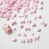 Pacote de Materiais para Nail Art de Celebridade da Internet Lote Misto Laço Luminoso Urso Pêssego Coração Doce Acessórios para Grampo de Cabelo DIY Unhas