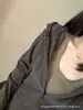 Sudadera con capucha suave y cómoda para mujer, nuevo estilo otoño 2026, corte holgado, adelgazante, estilo relajado y casual, top de manga larga cepillado