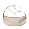 2026 Novo Modelo Bolsa Feminina Versátil de Couro Genuíno de Grande Capacidade para o Dia a Dia, Bolsa Transversal, Bolsa de Ombro, Bolsa de Axila Dumpling Nuvem