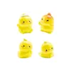 Miniaturas fofas de patos vermelhos para micro paisagismo, jardinagem e acessórios de decoração DIY