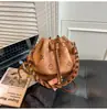 Bolsa Saco Feminina de Nicho de Alto Acabamento Verão 2026 Estilo Retro Maillard Bolsa de Mão Ombro Único Transversal para Mulheres
