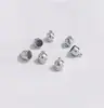 Ccb Galvanizado Agujero Grande Borla Colgante Campana Tapa DIY Pendientes Cordón de Cuero Collar Colgante Accesorios Materiales