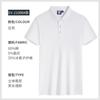 Camiseta Publicitaria de Ropa de Trabajo de Verano Negra Ropa de Trabajo Polo de Negocios Logotipo Estampado Bordado Solapa Manga Corta Camiseta para Hombre y Mujer