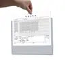 Carpeta Magnética Hueca para Papel A4 Bolsa de Almacenamiento con Inserto Transparente Clip para Pizarra de una Sola Página Portatarjetas de Archivo Montado en Pared Hojas Sueltas