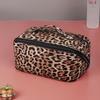 Equipaje Japonés Amazon Especializado en Estampado de Leopardo Piel Sintética Gran Capacidad Multifuncional Bolsa de Cosméticos Gama Alta Ins Neceser