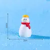 Nuevos adornos de Navidad: muñeco de nieve y reno, decoraciones DIY, accesorios colgantes de bola de cristal, paisaje en miniatura, serie pequeña de Navidad