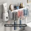 Vaso para cepillos sin perforaciones Vaso para gárgaras Estante de pared Inodoro de pared Eléctrico Traje doméstico Estante de almacenamiento para cepillos de dientes