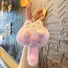 Lindo llavero de cordero de peluche, muñeco de peluche, colgante para bolso de pareja, juguete de máquina de peluches, accesorio de regalo
