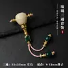 Nuevas Cuentas de Vidrio Sherpa, Juego Blanco de Tres Piezas para Accesorios DIY, Colección de Accesorios para Cuentas de Oración Budista Tejidas a Mano