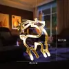 Enfeites de luz de ventosa para vitrine de Natal transfronteiriços, luzes decorativas criativas, decorações suspensas e suprimentos para arranjo de cena