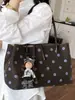 Bolso de lunares de alta calidad y gran capacidad para mujer, nuevo bolso de mano de moda otoño 2026, bolso de hombro estilo coreano para el día a día
