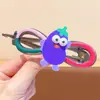 Pinza de pelo retro minimalista para mujer, pinza de torsión con cuentas para la parte trasera de la cabeza, accesorio para el pelo de clip recto estilo ins con ambiente café con leche