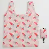 Tiktok Japón Bolsa de Compras Plegable Ecológica Viaje Hombro Portátil Gruesa Grande Bolsa de Supermercado Bolsa Ecológica