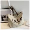 Bolso de Mano de Moda Tendencia Popular Lona Bolsa Grande Modelo Nuevo para Mujer 2026 Bolsa Tote de Gran Capacidad Bolsa para el Trabajo