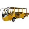 Coche Eléctrico Turístico Tour por Lugares Escénicos Escola Cerrada 11 Plazas Autobús Lanzadera Coche Turístico Eléctrico de Cuatro Filas Semicerrado