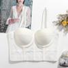 En stock Sujetador moldeador de cuerpo para yoga y baile, ropa interior de malla Pure Desire, prenda exterior con aro de acero, top de tubo con tirantes para chica sexy, venta al por mayor