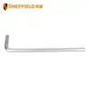 Blindagem de aço (SHEFFIELD)S050202 chave Allen métrica extra longa cabeça chata chave de fenda sextavada 2mm