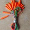 Cuerda de saltar colorida, cuerda de saltar de color, cuerda de saltar de plástico de cristal de color, cuerda de saltar de PVC para deportes y fitness para niños
