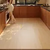 Alfombra de Piso para Cocina Estilo Vintage Americano, Alfombra de Cuero Lavable y Resistente a Manchas, Antideslizante, Resistente al Aceite, Fácil de Mantener, Tapete para Pies sin Lavado