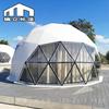 Novo quarto híbrido estrela rede vermelha homestay isolamento térmico quatro estações universal 6 m tenda de vidro esférico hotel