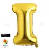 Globo Alfanumérico Mediano Dorado y Plateado de 32 pulgadas Decoración de Cumpleaños Papel de Aluminio Fiesta de Bodas Set de Película de Aluminio Arreglo Globo