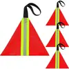 Bandeira Refletiva de Segurança Bandeiras para Caiaque Sinal de Segurança para Carga Acessórios de Aviso para Caça Bicicleta