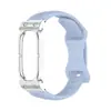 Adequado para Google Fitbit Air Armor Moldura de Metal para Relógio Fivela de Girassol e Borboleta Pulseira de Relógio de Silicone