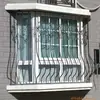 Casa Estilo Europeu Ferro Forjado Anti-Roubo Janela Artesanato em Ferro Engenharia Proteção de Janela Forjada Residencial Ferro Forjado Externo Cobre Imitação Janela Protetora