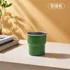 Copo Térmico de Aço Inoxidável 304 para Camping Outdoor Dobrável Camada Única Copo de Água Caneca Portátil Piquenique Churrasco Copo para Bebida Fria