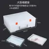 Organizador de Tarjetas Fotográficas Bolso Set de Almacenamiento Caja Grande con 18 Cajas Pequeñas Caja de Plástico Transparente para Herramientas con Tapa