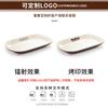 Prato Especial para Loja de Hot Pot em melamina Prato de Servir Prato Comercial para Restaurante Prato para Prato de Carne Bovina Plástico Imitação de Porcelana Resistente a Quedas Louça Criativa