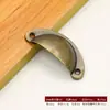 Tirador de cajón de montaje en superficie retro sin taladro, concha semicircular, pomo de manija retro clásico, manija de pomo, puerta de gabinete anticuada, botiquín