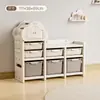 Prateleira de Armazenamento de Brinquedos Yinghe Prateleira de Armazenamento de Grande Capacidade Armário de Armazenamento Doméstico para Bebês Multicamadas Armário Artefato de Classificação para Bebês