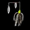 Isca Artificial Cross-Border com Spinner de Barbelas 14g, Spinner Anti-Enrosco Giratório Atacado para Pesca em Água Doce e Salgada
