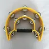Instrumento de percusión Orff suministros KTV accesorios para instrumentos musicales fila única fila doble anillo de campana de plástico anillo de tambor de flores fabricantes suministro