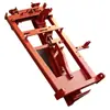 Talha pneumática manual de viga única com dispositivo de mudança de trilho, fácil de desmontar e montar no subsolo e com alta resistência geral; talha de viga única para mineração com chave de trilho