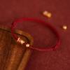 Pulseira Koi da Boa Sorte Pulseira de Contas Redondas Feminina Pulseira Feminina Shore Koi Círculo Único Combina com Tudo Estilo Chinês Literário Retrô