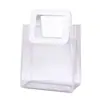 Bolsas de Tote de PVC en Stock Transparentes Bolsas de Plástico para Dulces de Boda Bolsas para Recuerdos de Fiesta Bolsas de Regalo Láser Ins Hechas a Medida
