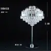 Adereços de Casamento Suporte de Flor de Gelo de Cristal Decoração da Mesa Principal Suporte de Flores para Mesa do Salão de Casamento Vaso Europeu Ornamentos de Ferro