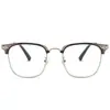 Gafas Antiluz Azul y Antirradiación Mismo Estilo que Joker Xue para Hombre, Monturas de Gafas Planas Miopía a la Moda, Monturas de Ojo Atractivas, Antirradiación