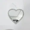 Novo Espelho em Formato de Coração Acessórios para Celular DIY Diamante Mickey Cravejado Flor de Ameixa Lente Acrílica Materiais de Beleza