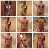 Comércio exterior Biquíni Novo Split Feminino Swimwear Lace-up Amazon AliExpress Especial Cross-border para Boa Venda a Preço Baixo