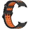 Correa de Silicona de Dos Tonos de Doble Botonadura Adecuada para Samsung Galaxy Watch8/Watch8Classic Marine